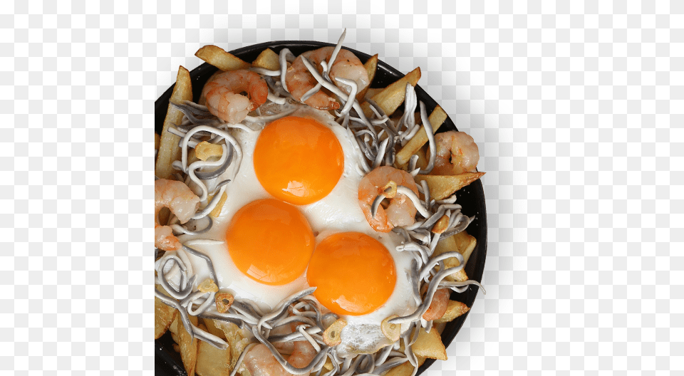 Egg And Chips, Food, Food Presentation, Fried Egg Png Image