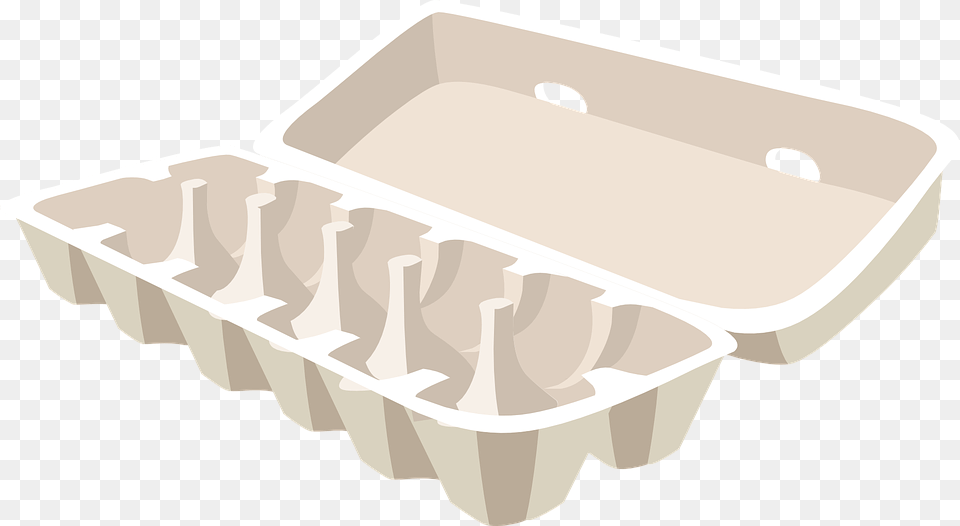 Egg Carton Carton Egg Box Eggs White Container Egg Cartons Clip Art, Hot Tub, Tub Free Png Download