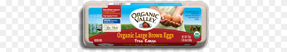 Egg Carton Organic Valley Brown Egg, Food, Lunch, Meal, Baby Free Png Download