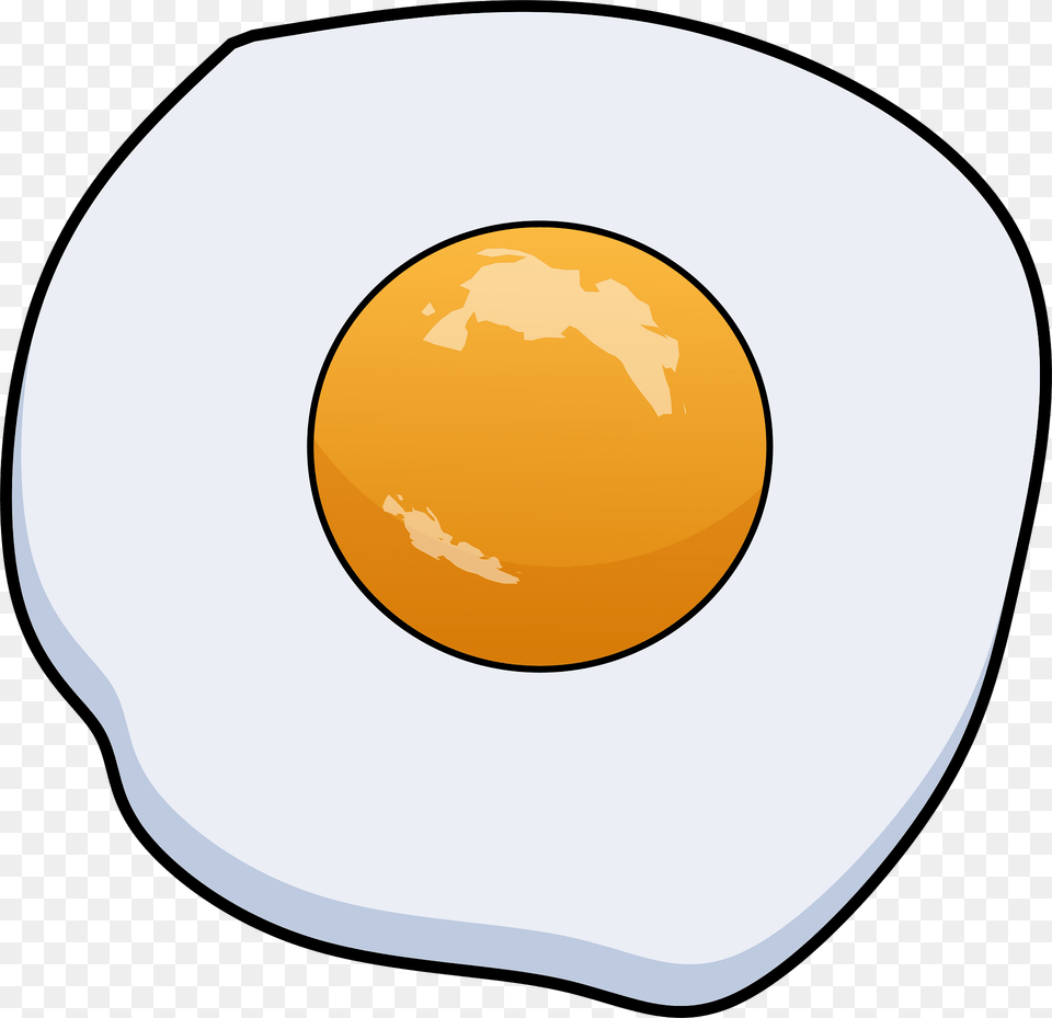 Egg Clipart, Food, Disk, Fried Egg Png Image