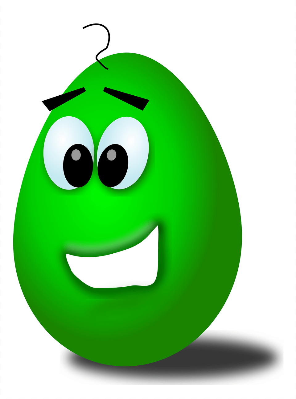 Egg Clipart, Green, Food Free Png