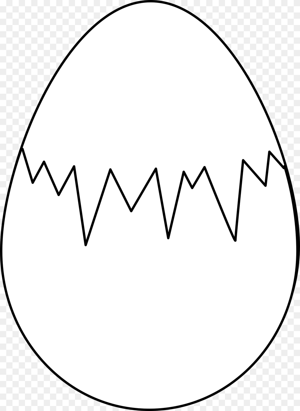 Egg Clipart Black And White Colouring Pages Of Egg, Food, Astronomy, Moon, Nature Free Png