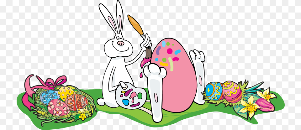 Egg Clipart Easter Bunny Easter Bunny Clipartpng Easter Clipart Border, Cartoon, Food Png Image
