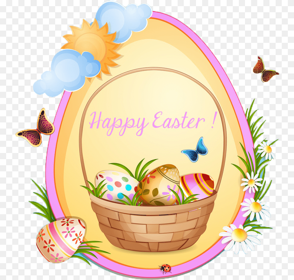 Egg Easter Bunny Illustration Happy Easter Egg, Easter Egg, Food Png Image