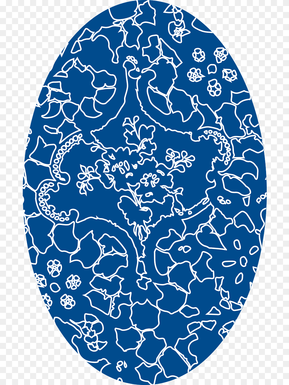 Egg Easter Lace Picture Circle, Pattern, Person, Face, Head Png Image