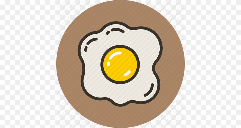Egg Food Omelet Omelette Scrambled Icon, Disk, Fried Egg Free Png Download