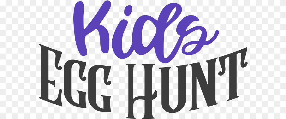 Egg Hunt Calligraphy, Text Png Image
