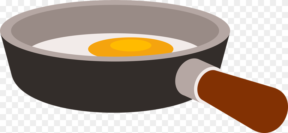 Egg In A Pan Clipart, Cooking Pan, Cookware, Cup, Hot Tub Png Image