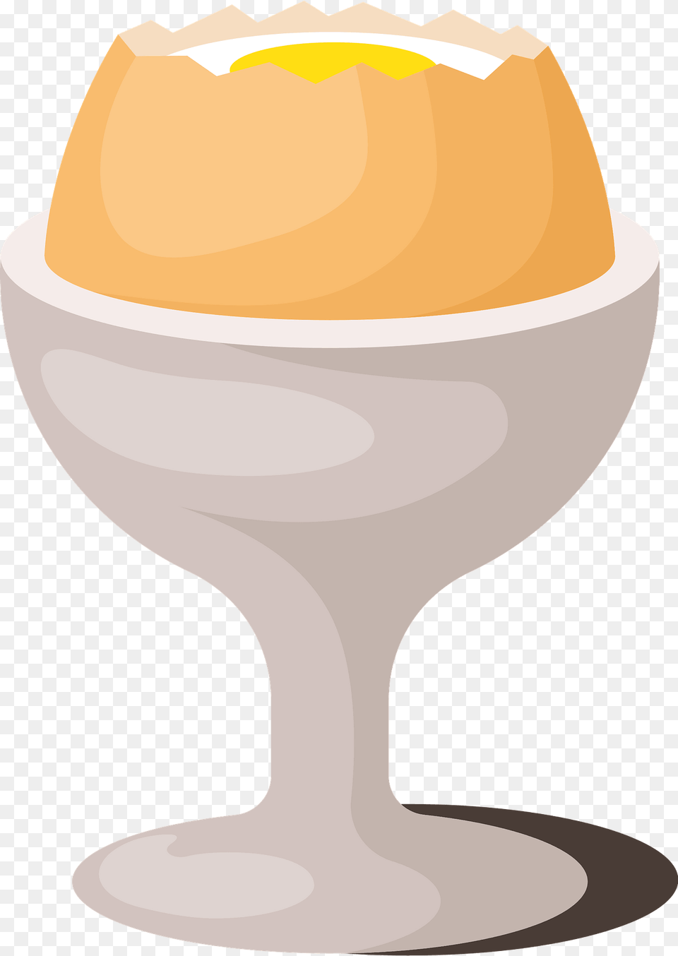 Egg In Egg Cup Clipart, Cream, Dessert, Food, Ice Cream Free Png Download