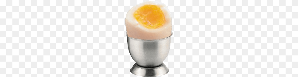 Egg In Metal Egg Cup, Food, Bottle, Shaker Free Png Download