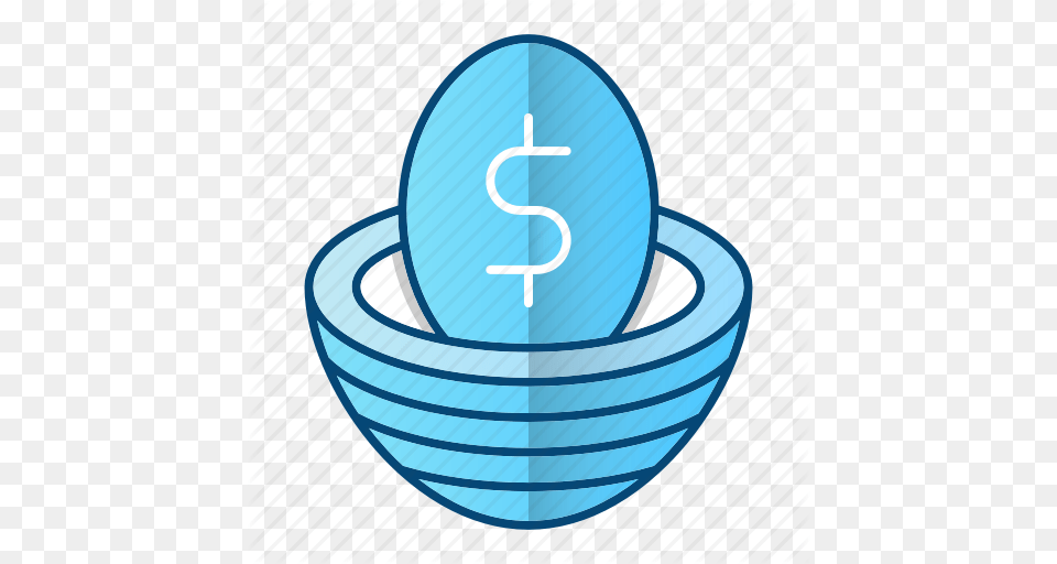 Egg Money Nest Savings Icon, Bowl Free Transparent Png