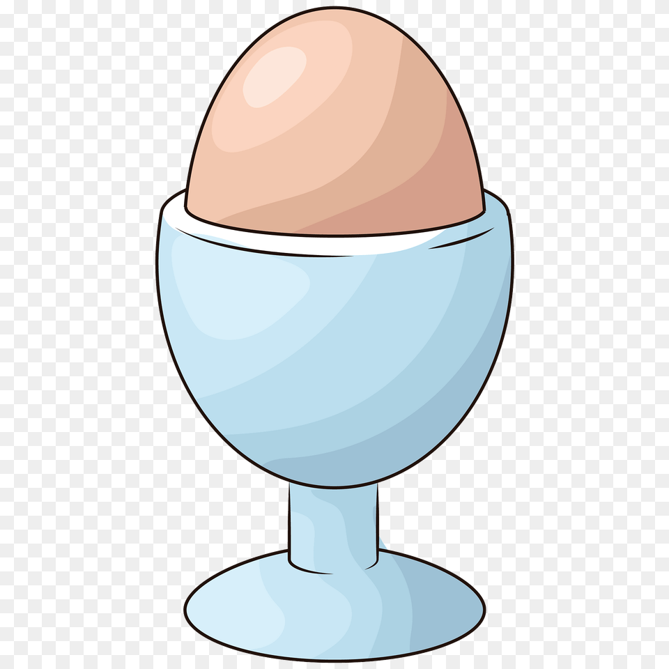 Egg On Stand Clipart, Glass, Food Free Png Download