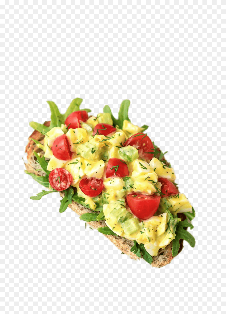 Egg Salad, Avocado Toast, Food, Sandwich Png Image