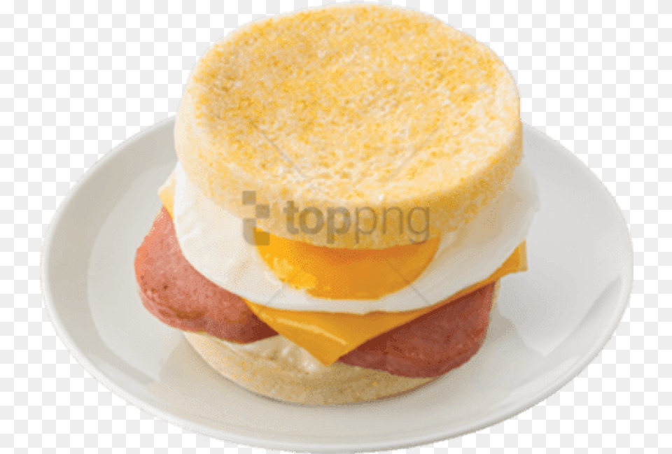 Egg Sandwich Fast Food, Plate, Burger, Bread Png