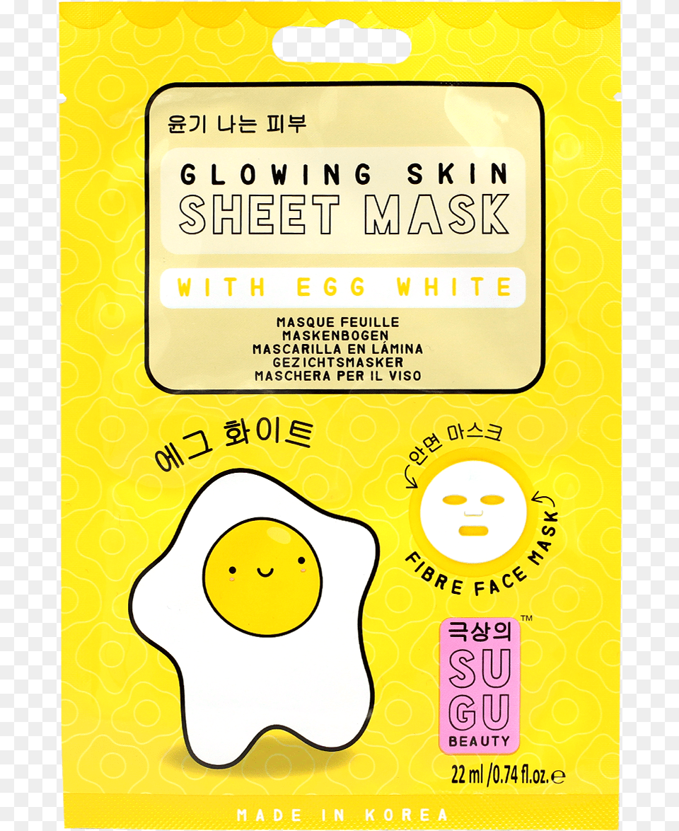 Egg Sheet Mask, Advertisement, Poster, Text, Paper Free Transparent Png