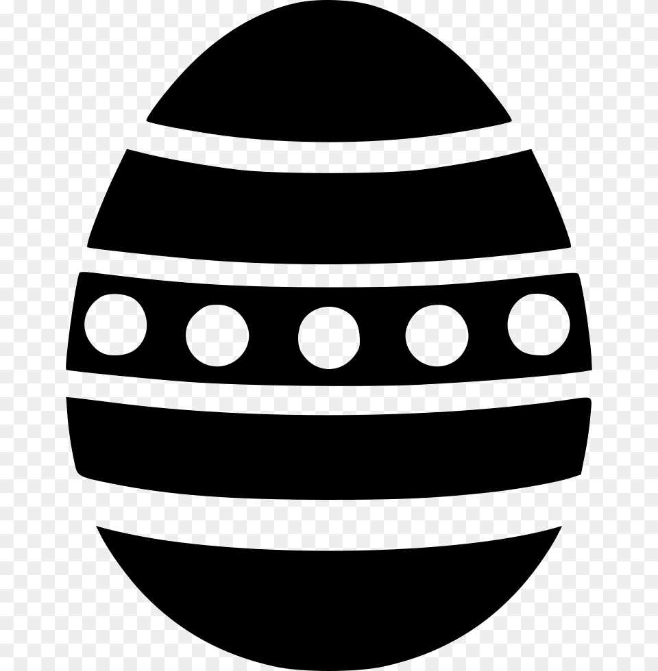 Egg Stripes Dots, Food, Easter Egg, Mailbox Free Png Download