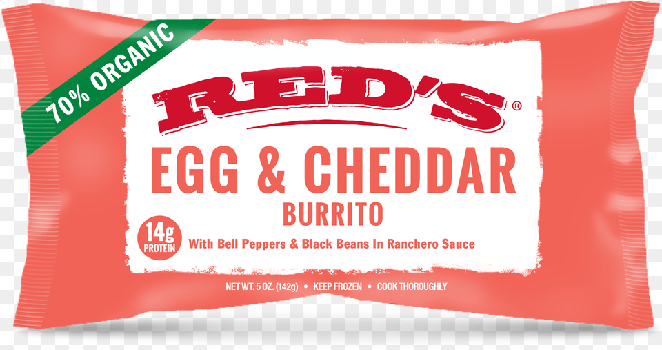Egg U0026 Cheddar Burrito Reds All Natural Chipotle All Natural, Cushion, Home Decor, Food, Ketchup Free Transparent Png