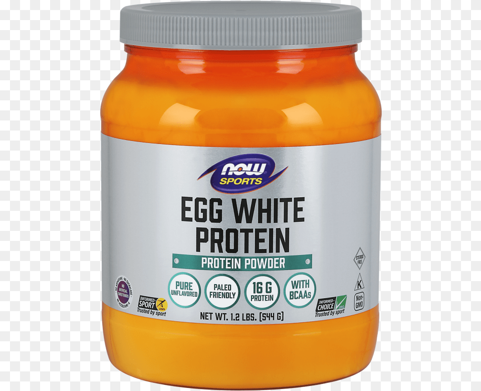 Egg White Protein Powder, Food, Ketchup, Jar Free Png Download