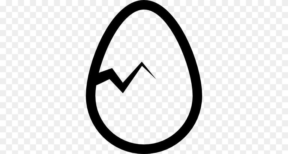 Egg With A Crack, Symbol Free Transparent Png
