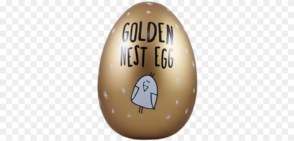 Eggcellent Large Nest Egg Gold Golden Nest Egg Egg, Ball, Sport, Rugby Ball, Rugby Png