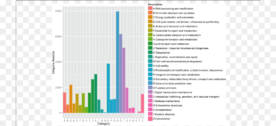 Eggnog Annotation Of Aligned Genes From M, Chart, Bar Chart Free Transparent Png