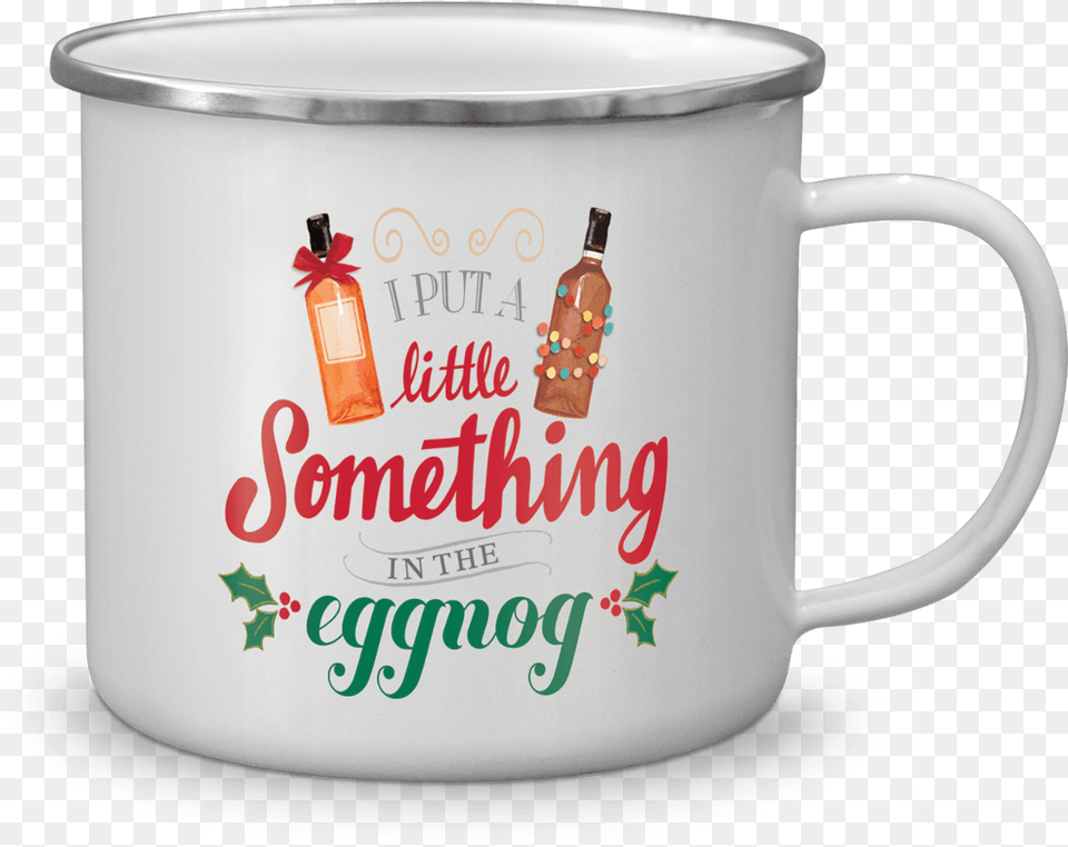 Eggnog Enamel Mug, Cup, Beverage, Coffee, Coffee Cup Free Transparent Png