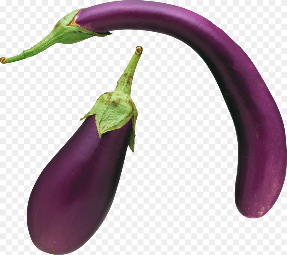 Eggplant, Food, Produce, Plant, Vegetable Png Image