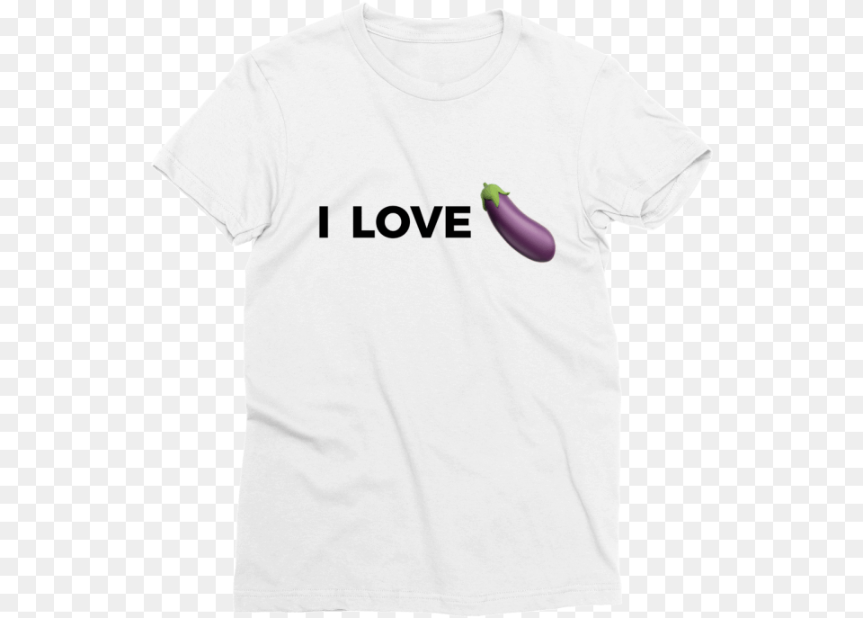 Eggplant Emoji, Clothing, T-shirt, Food, Produce Png Image