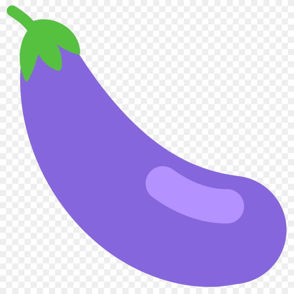 Eggplant Emoji Clipart, Food, Produce, Plant, Vegetable Png Image