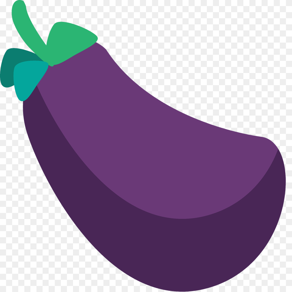 Eggplant Emoji Clipart, Food, Produce, Plant, Vegetable Free Png Download