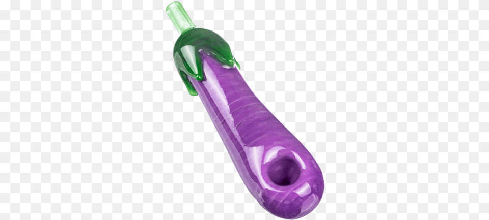 Eggplant Emoji Hand Pipe Water Bottle, Smoke Pipe, Purple Free Png Download