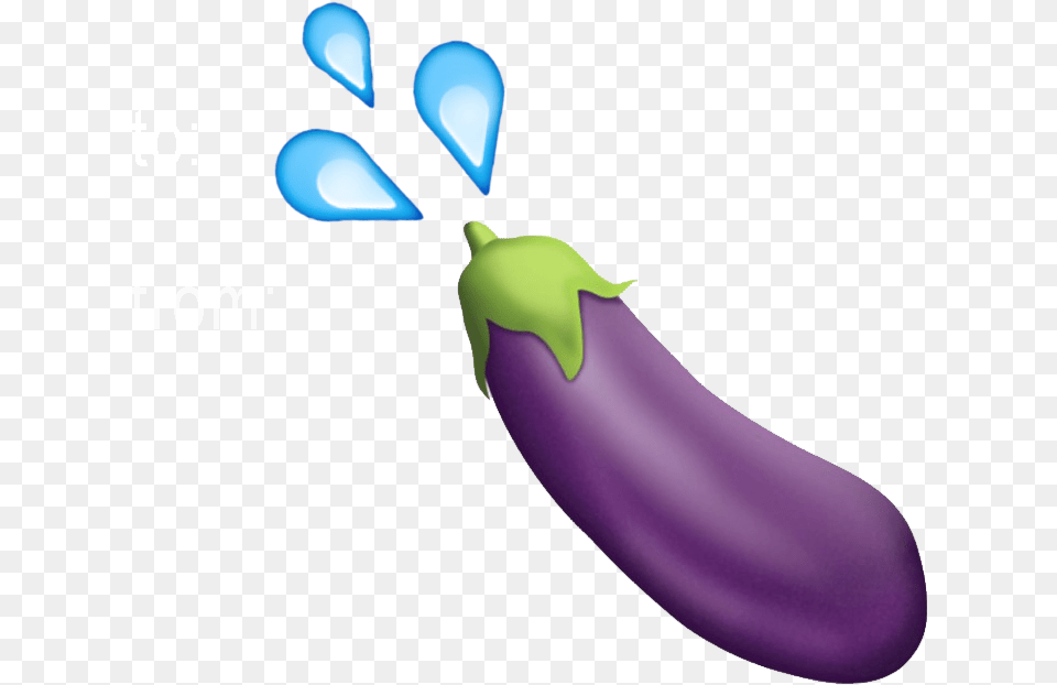 Eggplant Emoji No Background, Food, Produce, Purple, Plant Png