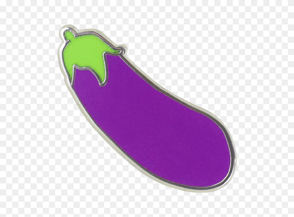 Eggplant Emoji Pin Emoji Pins, Food, Produce, Plant, Vegetable Png Image