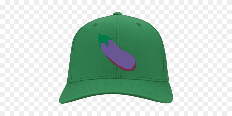 Eggplant Emoji Sport Tek Dry Zone Nylon Cap Haha Shirt, Baseball Cap, Clothing, Hat, Helmet Free Png