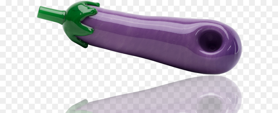 Eggplant Glass Pipe, Food, Produce, Appliance, Blow Dryer Free Transparent Png
