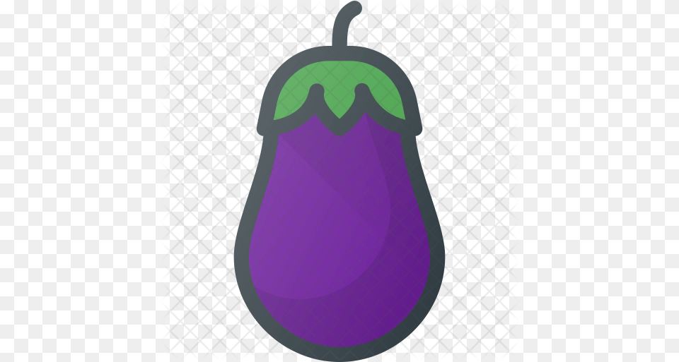 Eggplant Icon Illustration, Food, Produce, Plant, Vegetable Free Png