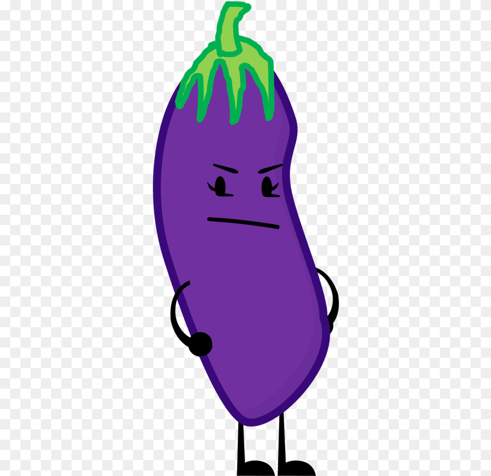 Eggplant Pose Bfdi Eggplant, Food, Produce, Plant, Vegetable Free Png