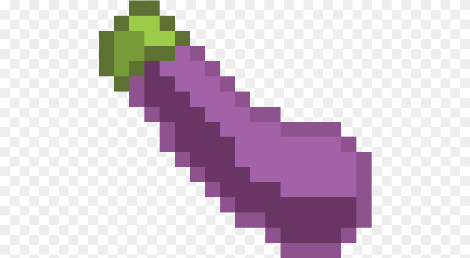 Eggplant Ron Harry Potter Pixel Art, Purple, Food, Produce, First Aid Free Png