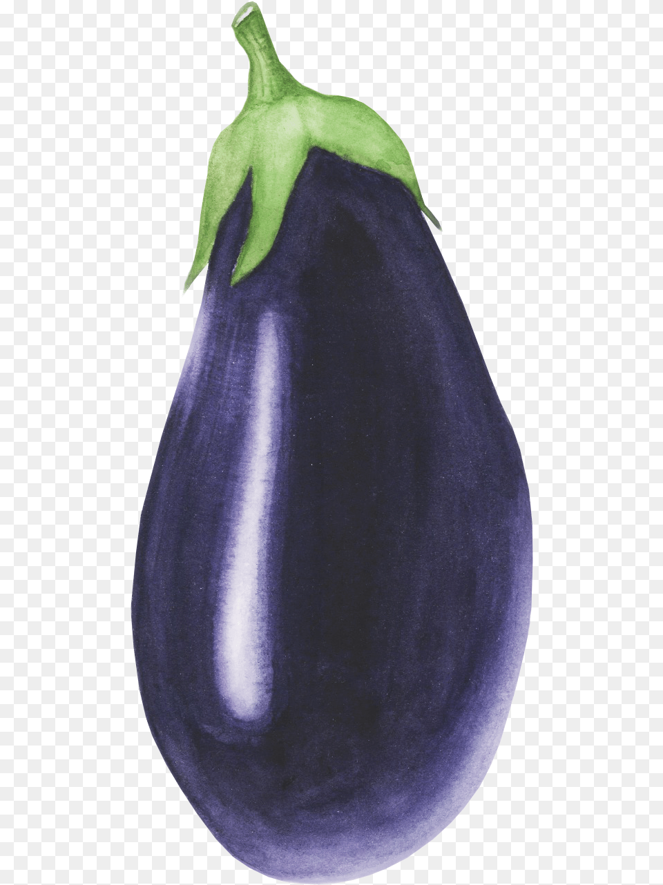 Eggplant Sticker By Elizabeth Eggplant, Food, Produce, Plant, Vegetable Png Image