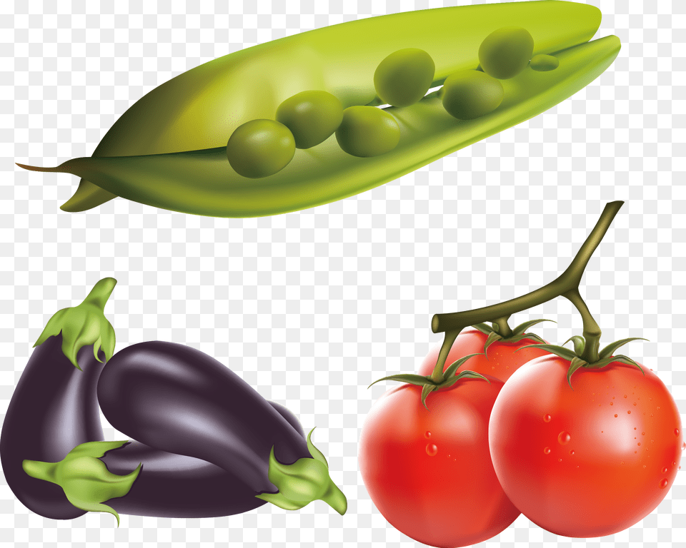 Eggplant Tomato Clip Art Eggplant Clipart, Food, Produce, Pea, Plant Png