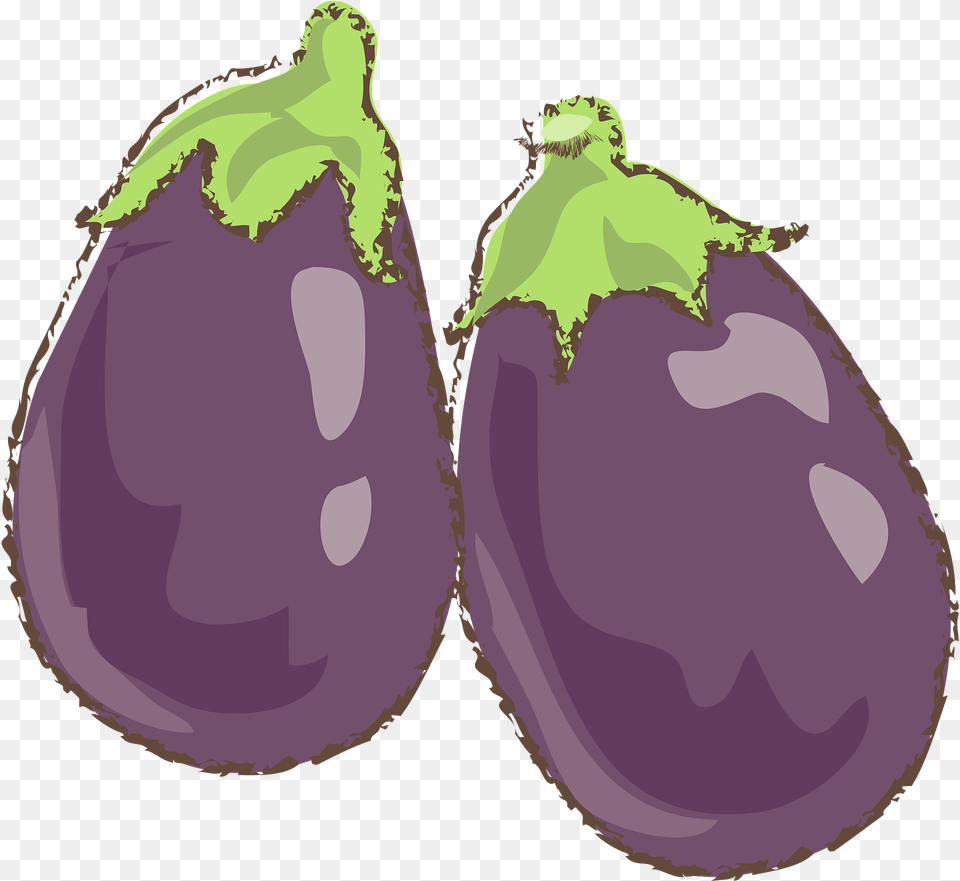 Eggplants Clipart, Food, Produce, Eggplant, Plant Png Image