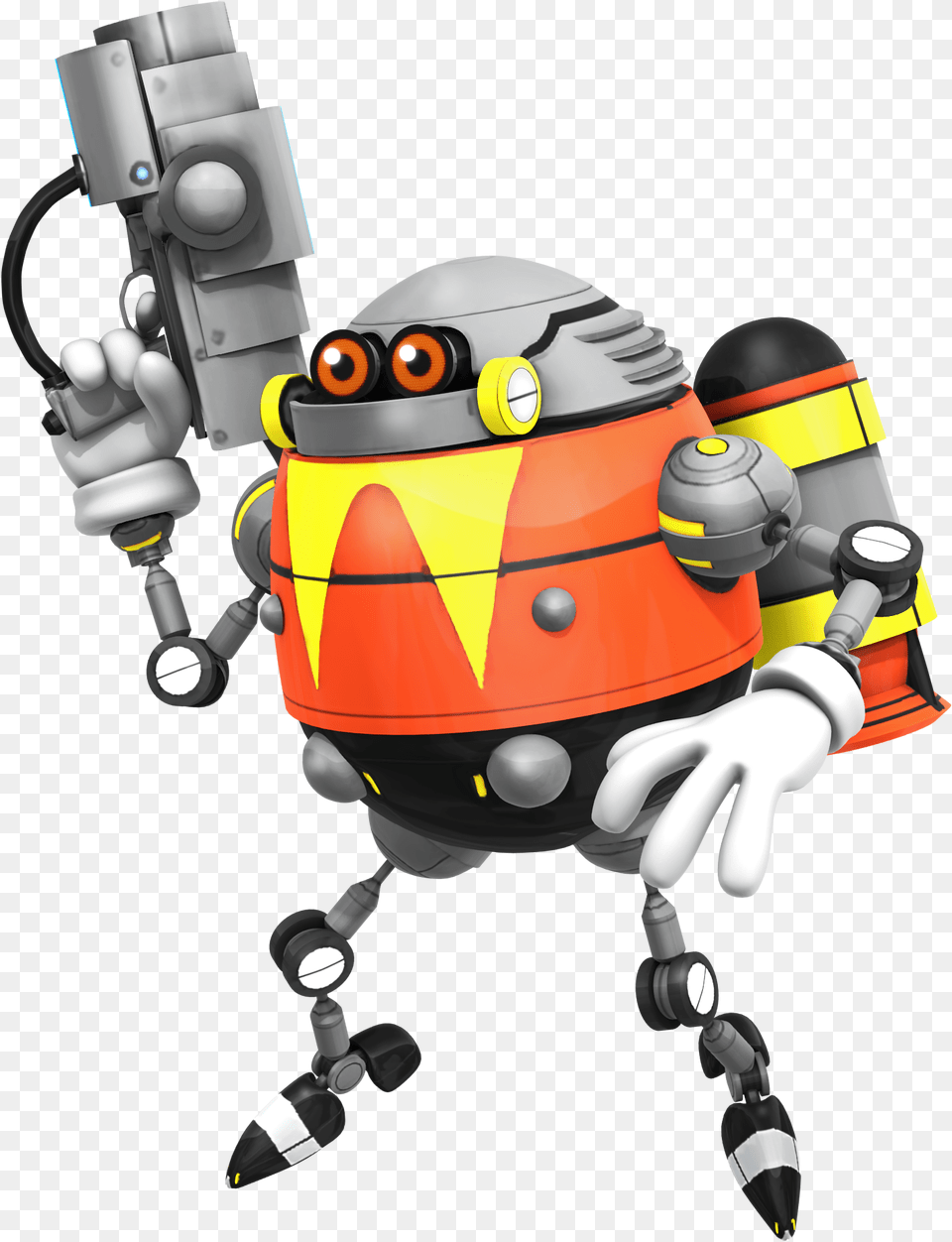 Eggrobobynibroc Rock Sonic Egg Robo, Robot Free Png