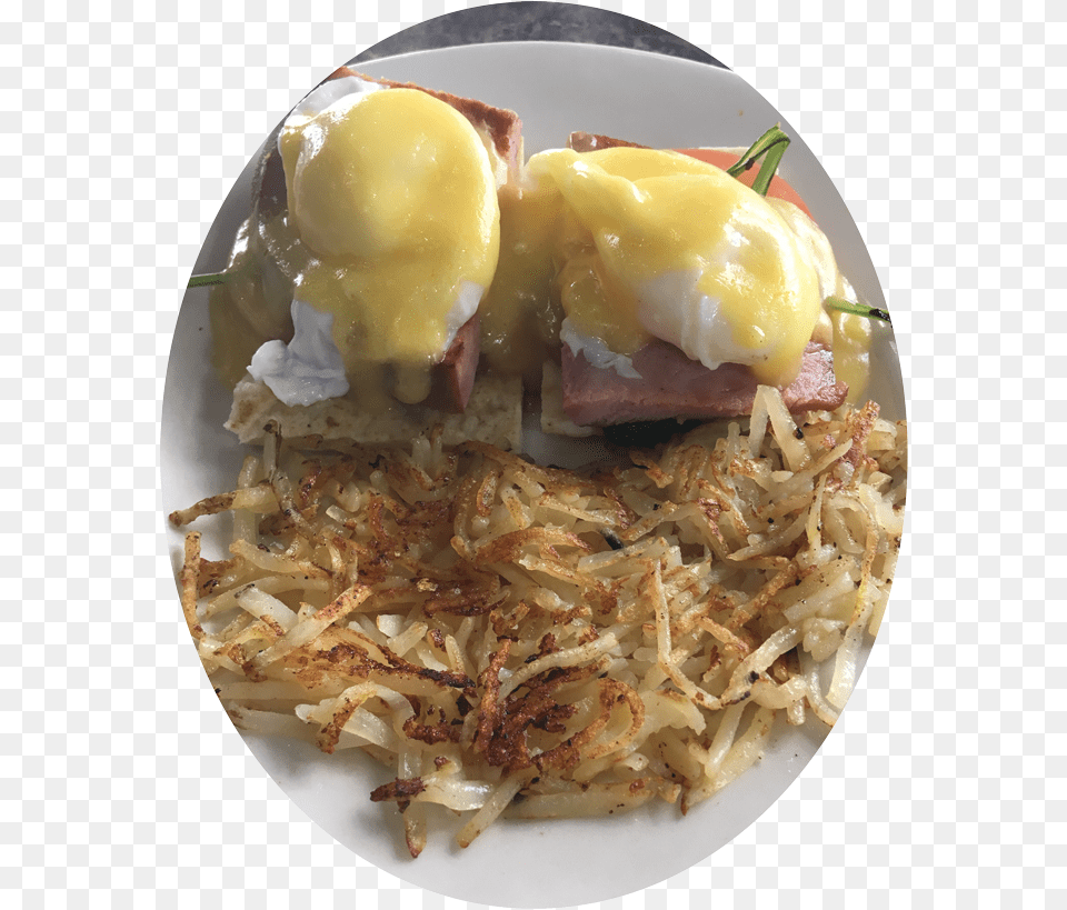 Eggs Benedict Eggs Benedict, Food, Plate, Meal, Cream Free Png