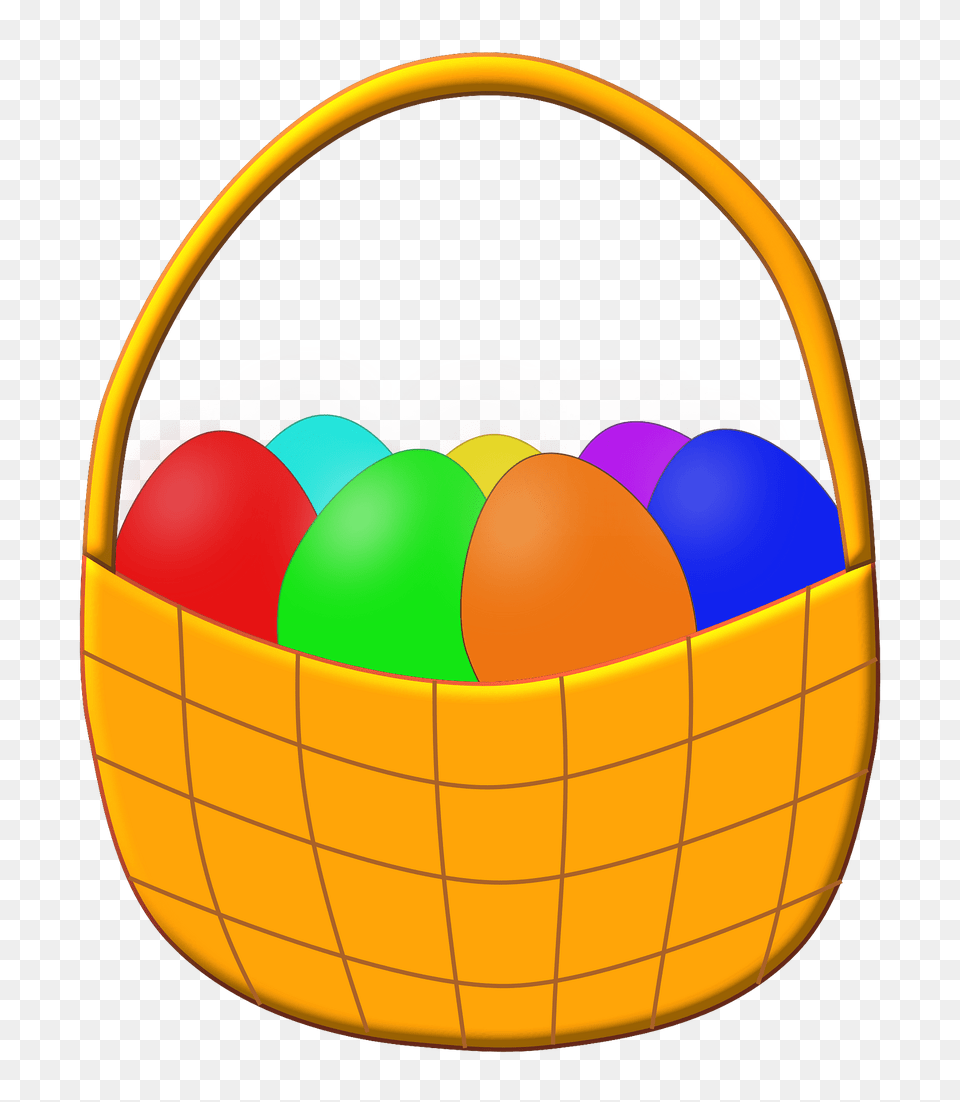 Eggs Clipart, Basket Png Image