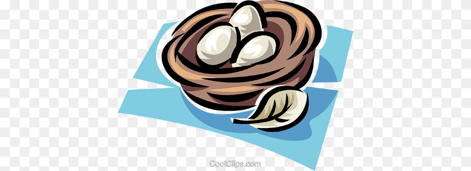 Eggs In A Nest Royalty Vector Clip Art Illustration, Baby, Person, Helmet, Seafood Free Transparent Png