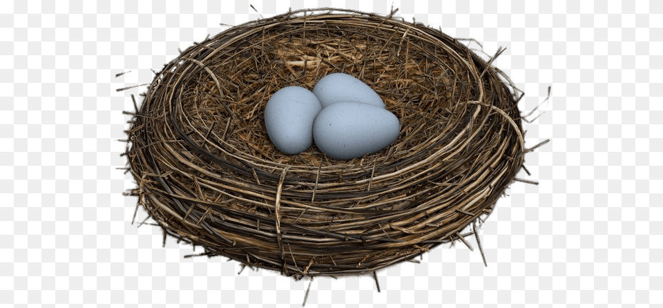 Eggs In Bird Nest Bird Nest Transparent Background, Egg, Food Png