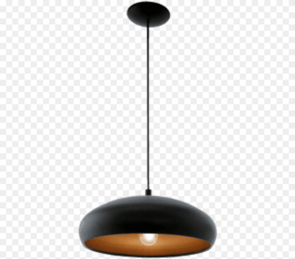 Eglo Magano 1 Ceiling Hanging Pendant Light Black Copper Takpendel Sort, Lamp, Lighting, Chandelier Free Png