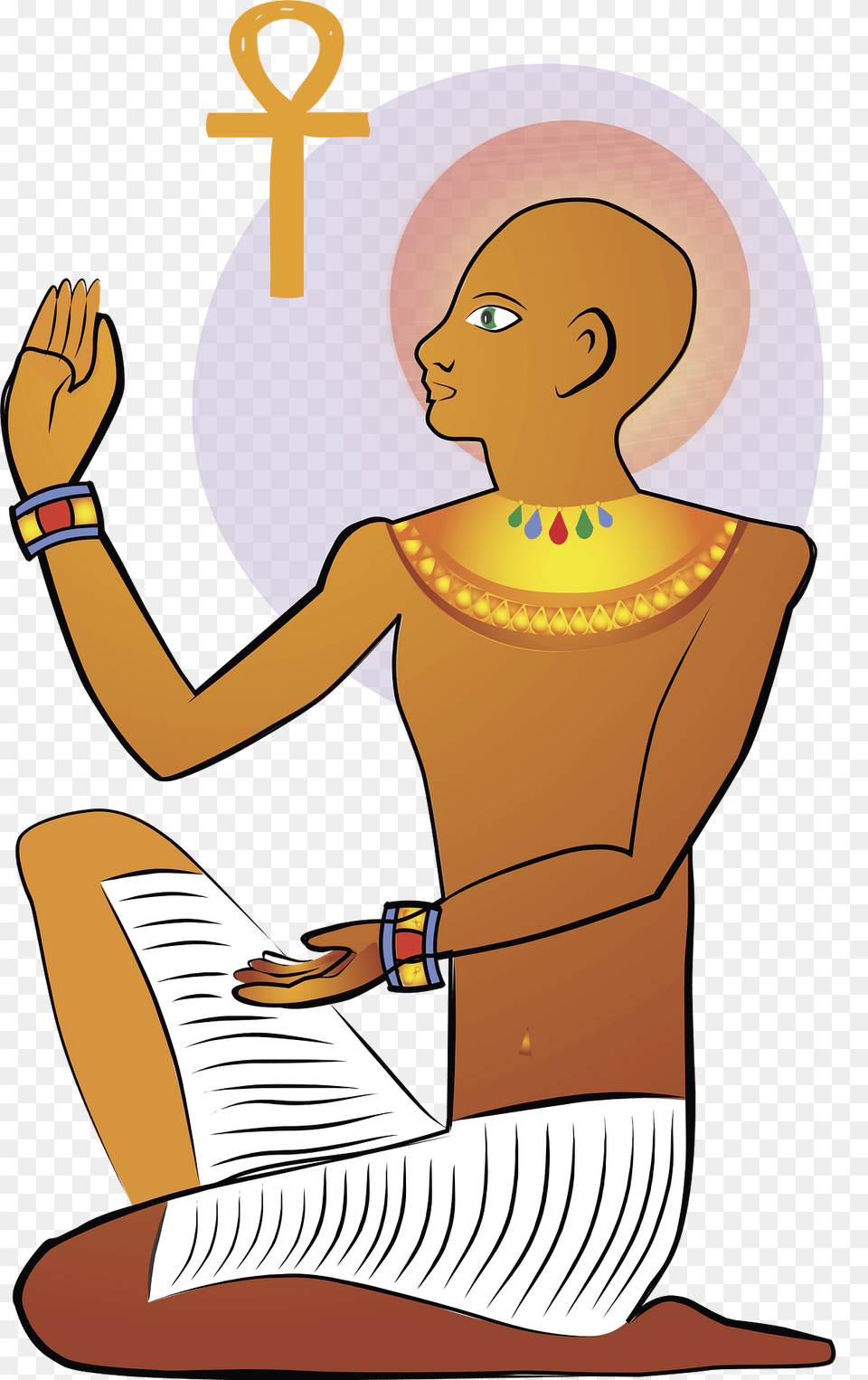 Egypt Clipart, Kneeling, Person, Baby, Face Free Transparent Png