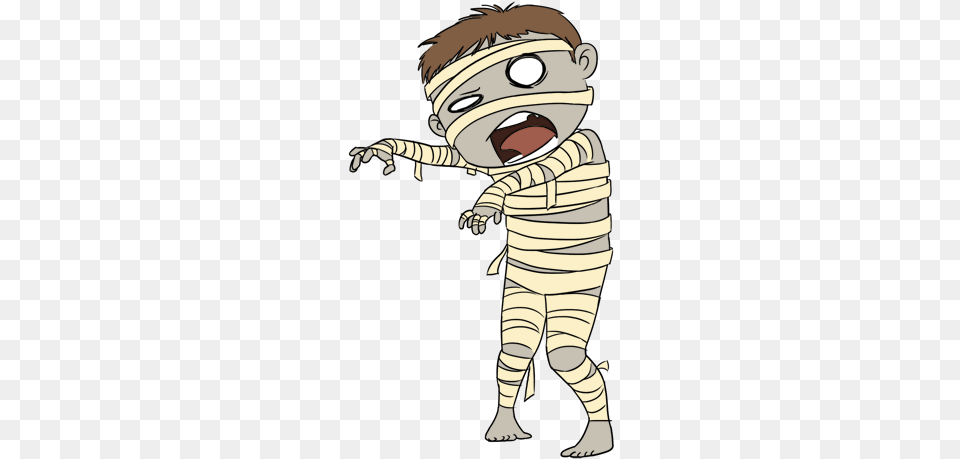 Egypt Clipart Cartoon Mummy Mummy Clipart Transparent, Baby, Book, Comics, Person Png