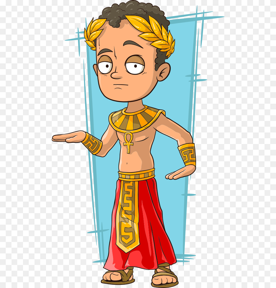 Egypt Clipart Egyptian Child, Book, Comics, Person, Publication Free Png